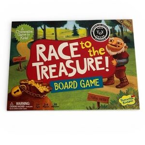 Race To The Treasure Board Game Peaceable Kingdom Ogre Keys Roads Dice Complete